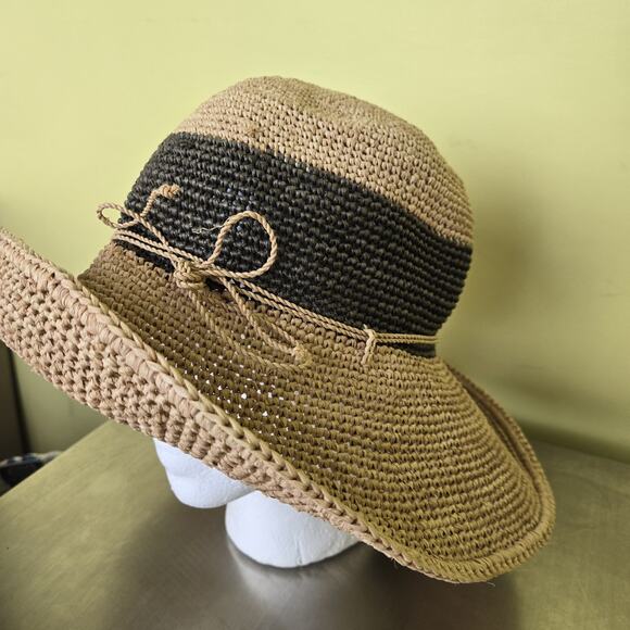 Helen Kaminksi 100% Raffia Straw Hat Provence Natural Color main image 4